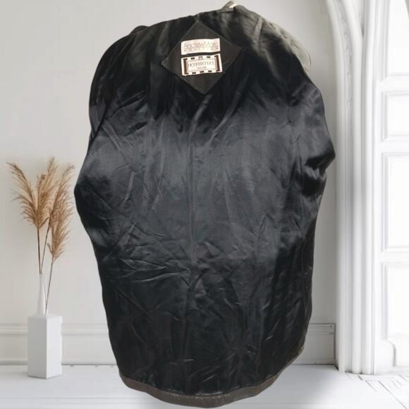 Andrew Marc x Henri Bendel Leather Moto Jacket S Buttery Soft Belted Zip - Picture 13 of 16